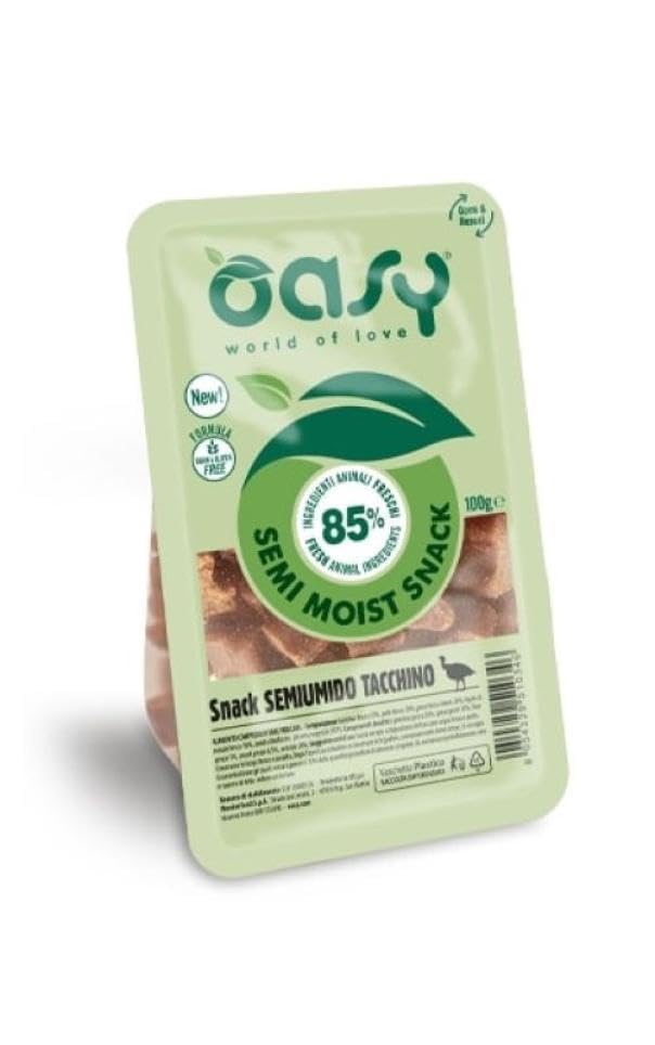 OASY SNACK NATURALE SEMIUMIDO TACCHINO. 100GR