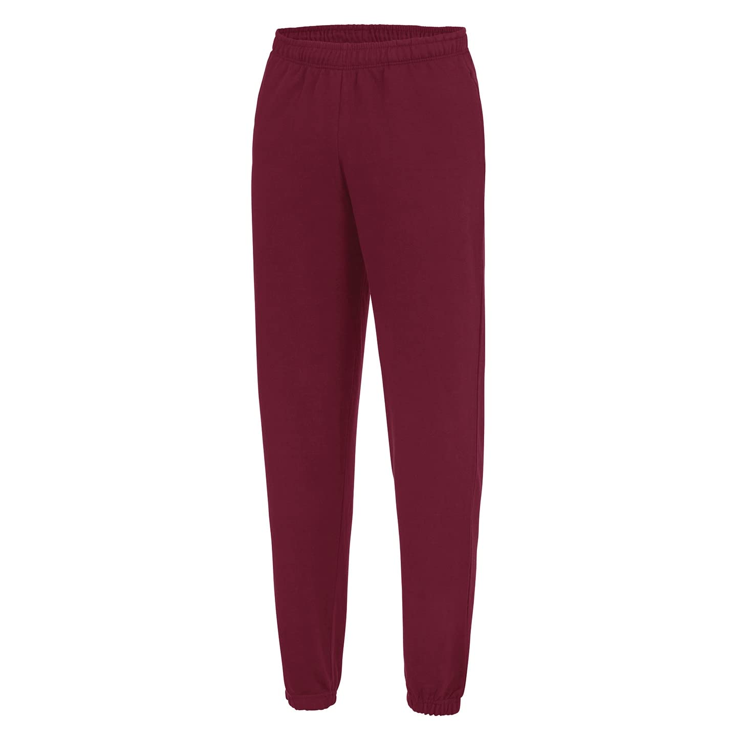 AWDis Just Hoods JH072 College Cuffed Sweatpants - Burgundy - L