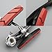 corki Cycles Linear Mountain Bike V-Brake Set Front and Rear 2 Pairs - 70mm Brake Pads (Black & Red)