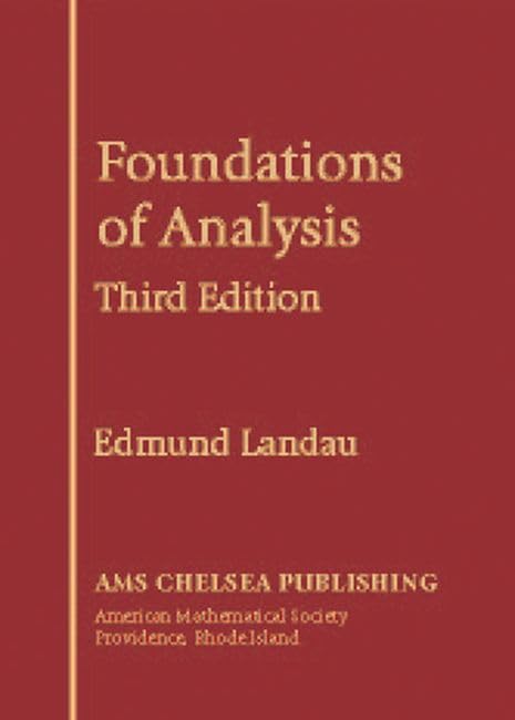 Buy Foundations of Analysis (Ams Chelsea Publishing, 79) — BookShops.in