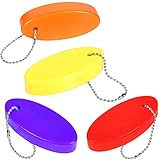 Floating Boating Key Chain Foam Rescue Tube Floating Keychain for Fishing Surfing Sailing Outdoor Sports (4)