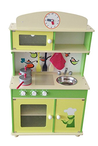 Berry Toys My Cute Green Wooden Play Kitchen