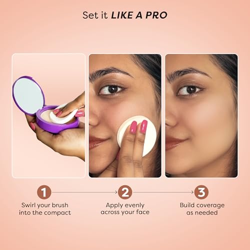 Image of SUGAR POP 20 HR Longwear compact with Kaolin Clay and Vitamin E | Face Powder with Matte Finish | Oil Control | 9gm - 04 Pearl