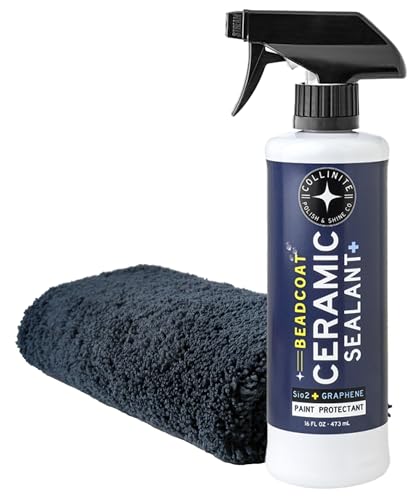 Collinite 100 Beadcoat - Sigillante in ceramica + grafico, liscio, lucido, avanzato Idrofobia Sio2 & protezione della vernice ad alte prestazioni, spruzzatura e pulizia rapida, rivestimento in