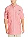 Columbia Sportswear Men's Super Bonehead Classic Short Sleeve Shirt, Sunset Red/Oxford, Medium