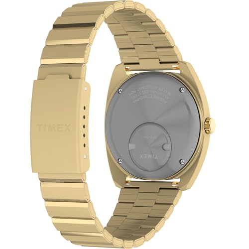 Image of TIMEX Q Vintage-Inspired Black Round Dial Analog Men's Watch - TW2Y34400UJ