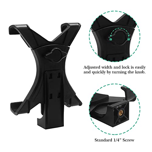 LINKCOOL Universal Tablet Tripod Mount Adapter for iPad/Air/Mini Attachment, Samsung Galaxy Tab, Nexus and Most Tablets, Compatibility with Tripod/Monopod/Selfie Stick