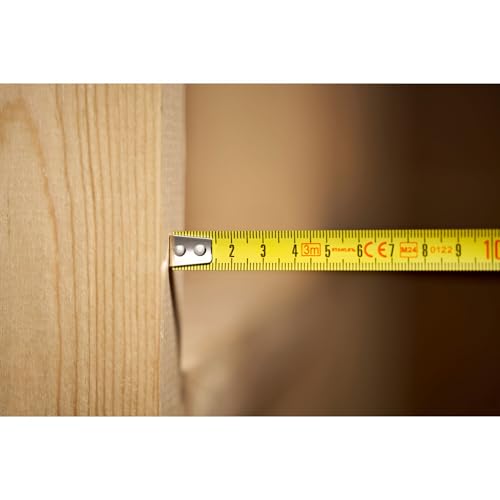 STANLEY Maßband Bandmass Tylon, 3 m, Tylon-Polymer Schutzschicht, verschiebbarer Endhaken, Kunststoffgehäuse 1-30-687