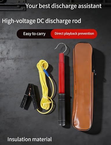 High Voltage Discharge Stick 100cm - Portable Insulated Telescoping Pole for Safe High Voltage Line Maintenance, 10kV Electrical Discharge Tool (3.3ft)