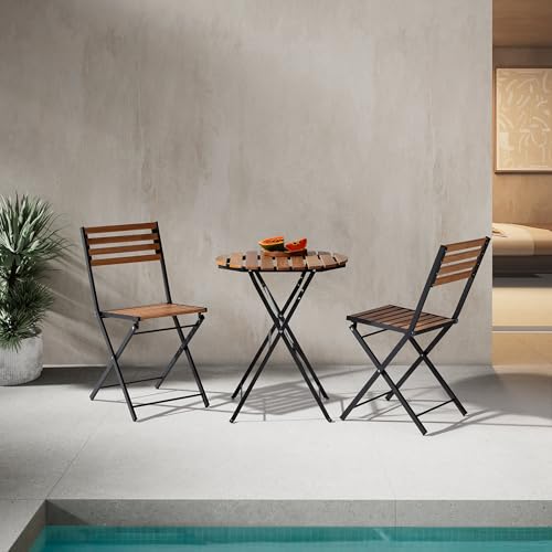 Chaises de jardin pliantes robustes Ambar contre le manque de place
