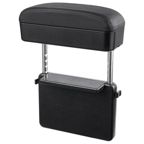 Weiche Autoarmlehnenstütze, 2-in-1 Höhenverstellbare Mittelarmlehnenbox, Armlehnenverlängerung für Konsole, Entlastungszubehör für Den Fahrarm