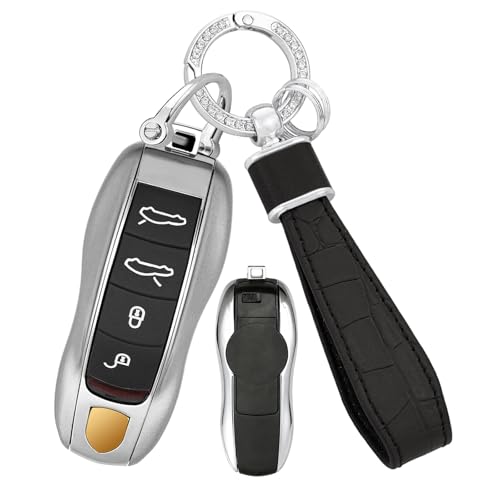 Coque de clé Porsche argentée pour sublimer votre quotidien en Macan ou 911