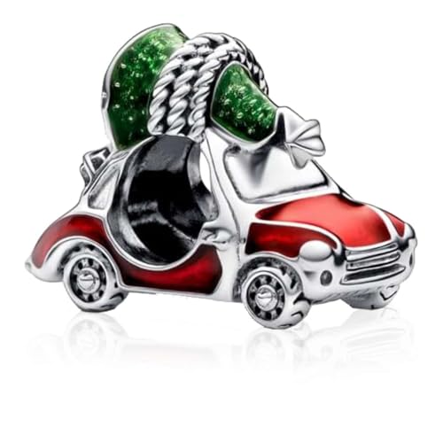 MSPOVOF Auto & Weihnachtsbaum Charms 925 Sterling Silber Armbänder...
