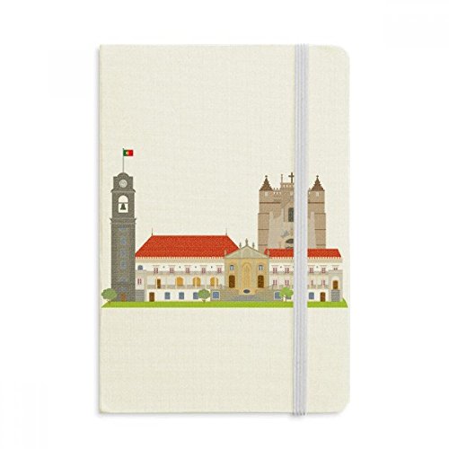 Notebook Tissu Portugal Coimbra A5 Couverture Rigide Journal Intime Multicolore 144x210mm