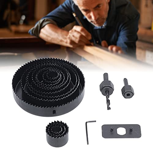 Kit de 16 piezas de sierras de corona para madera miniatura 3