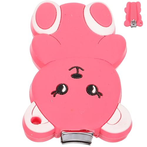 Beaupretty Cortaúñas para Bebés de Silicona y Carbono Seguro y Duradero Mango Antideslizante para Control para Evitar Arañazos y Mantener Uñas Limpias Recién Nacidos y Pequeños