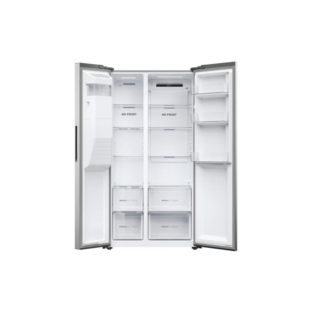 Réfrigérateur américain - HAIER - HSOGPIE9183 - Classe E - 515 L (337+178) - 40 dB - Gris
