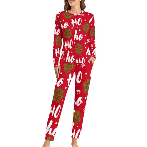 Ensemble de pyjama femme rouge sleepwear pour des soirées cocooning