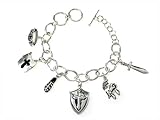 4031450 Armor of God Charm Bracelet Christian Scripture Strength and Protector