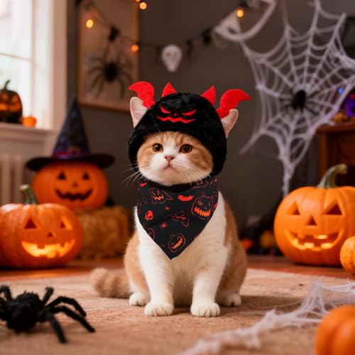 Disfraz Halloween para perro y gato, talla única miniatura 4