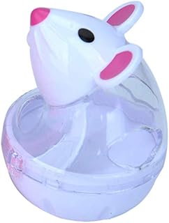 POPETPOP Developmental Toys Cat Treat Dispenser Toy- Cat Slow Feeder Food Dispenser Shape Cat Interactive Toy and Food Dispenser Cat Treat Leaking Food Toy for Cat Puppy Pets Toys