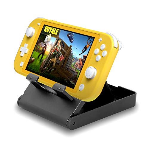 ECHZOVE Adjustable Holder Compatible with Nintendo Switch Portable Stand for Switch Lite Switch OLED Original and Switch 2 Black