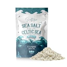 French Grey Sea Salt from the Celtic Sea Coarse - 100% Unrefined & Unprocessed- Hand-Harvested Mineral Salt 1/4lb