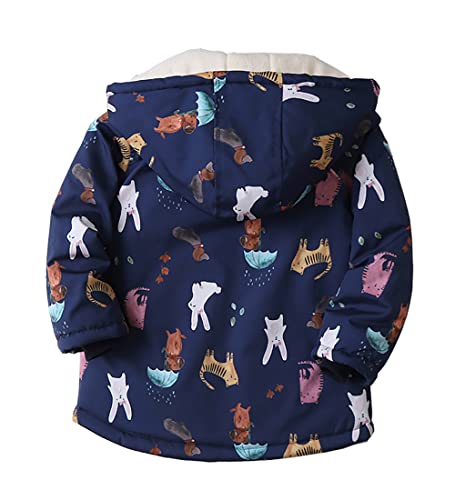 Image of Boys Girls Winter Outwear Coats, Kids Warm Outfits,Windproof Jacket for Toddler 1-8Y