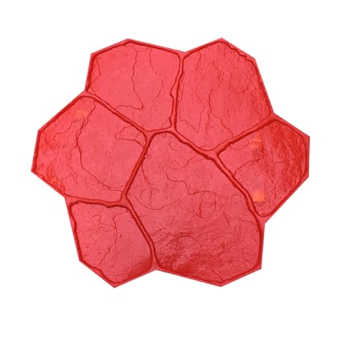 UWYTGF Concrete Texturing Skin Polyurethane Stamping,Sturdy Cement Stamps Mats Slate Pattern,Realistic Concrete Texture Mat for Patio/Yard (Style 13)