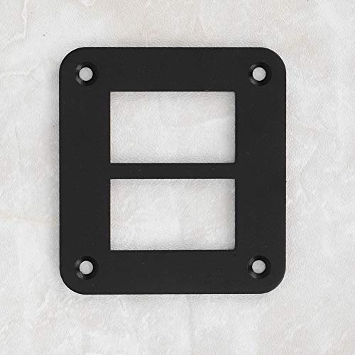 Carcaça do suporte do interruptor de painel, suporte de alumínio durável de 2 vias para reboque de c