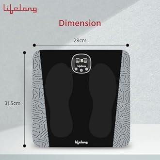 Lifelong EMS Foot Massager- Electric Foot Massager Machine for Pain Relief - 8 Modes, 19 Intensity Levels - Rechargeable, Wireless, Portable (Black)