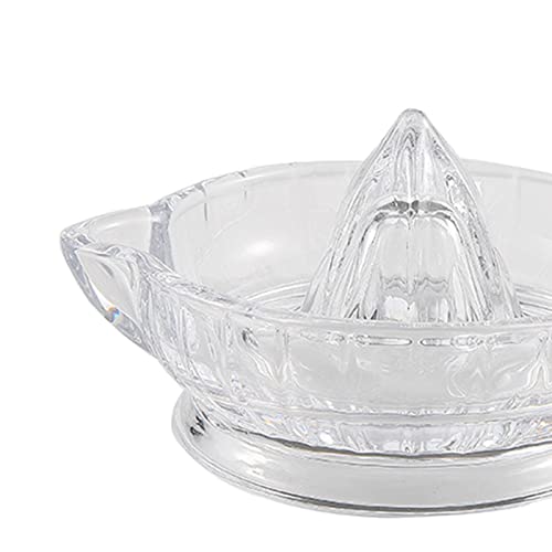 Exprimidor de limones de cristal con mango, práctico utensilio de mano de cocina 3