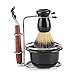 Produktbild 4 in 1 Professionelle Männer Manuelle Razor Set Manuelle Razor Stainess Stahlständer Halter Rasierpinsel und Schüssel Set