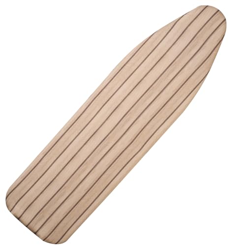 Seiritex Ironing Board Cover and Pad 15 x 54 inch, Heat Reflective with Hook and Loop Fasteners, Thick Padding with Elasticized Edges, Iron Board Replacement Cover Fit Standard Size (Woodgrain) by Seiritex - Used condition - US$16.86