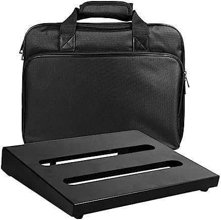 SOYAN Guitar Pedal Board 13.8" x 10.6" with Gig Bag, Mounting Tapes Included (M-14)