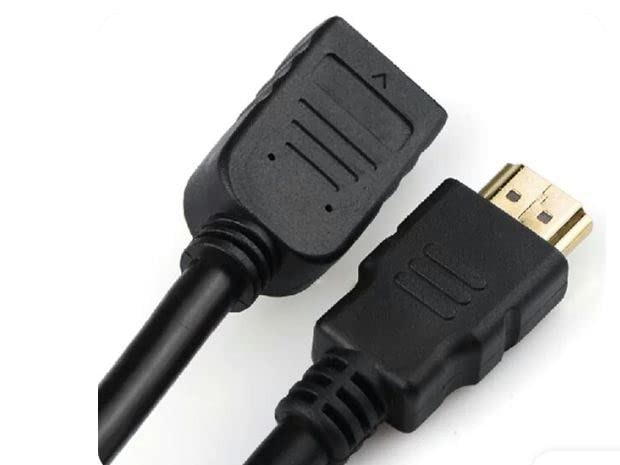 Mr. Gadget's Solutions HDMI Extension Cable Male to Female HDMI 4K 3D 1.4v HDMI Extended Cable For HD TV LCD Laptop Projector- 2m Black - Image 2