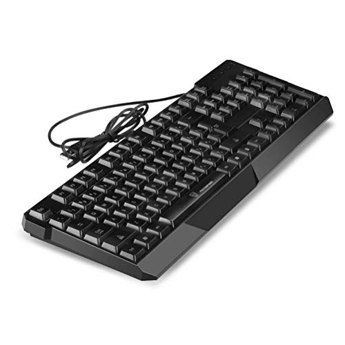 Clavier gaming rétroéclairé 7 couleurs USB avec touches silencieuses pour PC portable - 2