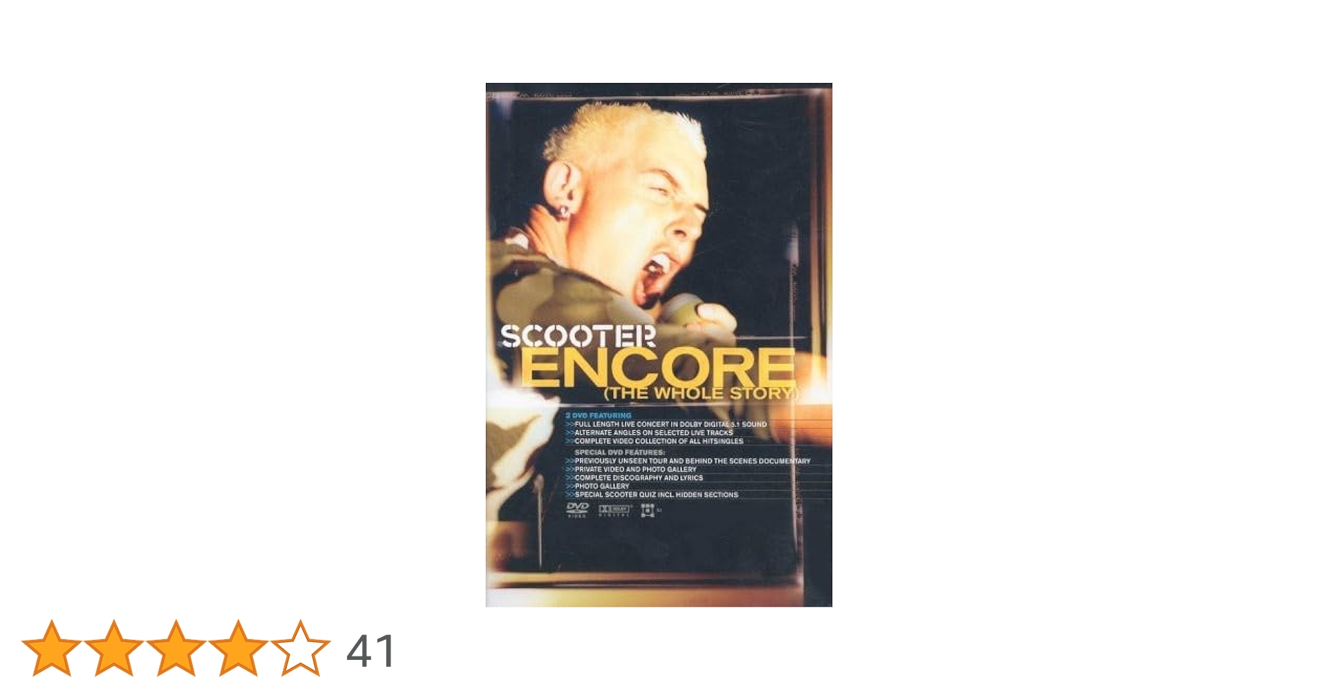 その他 Live From London [DVD] Scooter - Encore [DVD]: Amazon.co.uk: Scooter, Scooter: DVD