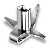 Bamix® Hoja multiusos que se adapta a todos los modelos bamix para triturar carne cocida con verduras en sopas, salsas, comida para bebés, picar frutas frescas congeladas, bayas para postres,