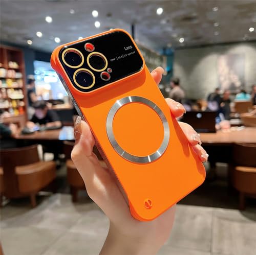 Coque dégradé orange pour iPhone 13 Pro Max : le style sans cadre au quotidien