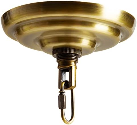 MAYOMAJO 5 Inch Light Canopy Kit with Heavy Duty, Replacement Cover Plate with Mounting Hardware for Chandelier, Pendant Light, Swag Light, Flower Basket or DIY Projects