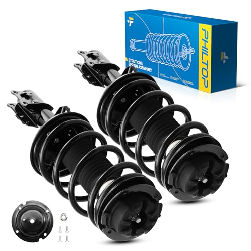 Image of PHILTOP Front Complete Struts Assembly with Coil Spring For 2003-2007 Saturn Ion 172203 * 2-Quick Loaded Suspension