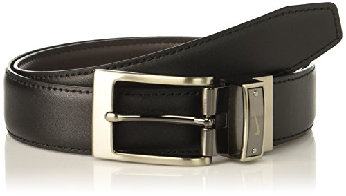 Nike Men's Swoosh Laser Loop Reversible Belt