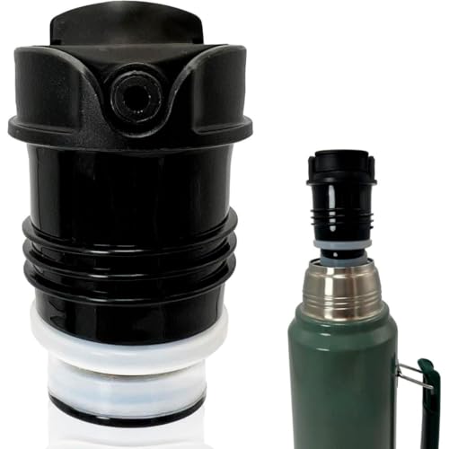 Tapon Mate System Para Termos Stanley - Precision Perfecta Para Mate - Lid-Er By Yaya Market Compatible Con 473 Ml, 750 Ml, 1l, 1.4l, 1.9l Pico Cebador Stanley