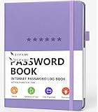 Passwortbuch mit alphabetischen Registerkarten – Hardcover-Internetadresse & Passwort-Organizer – Passwort-Keep ...