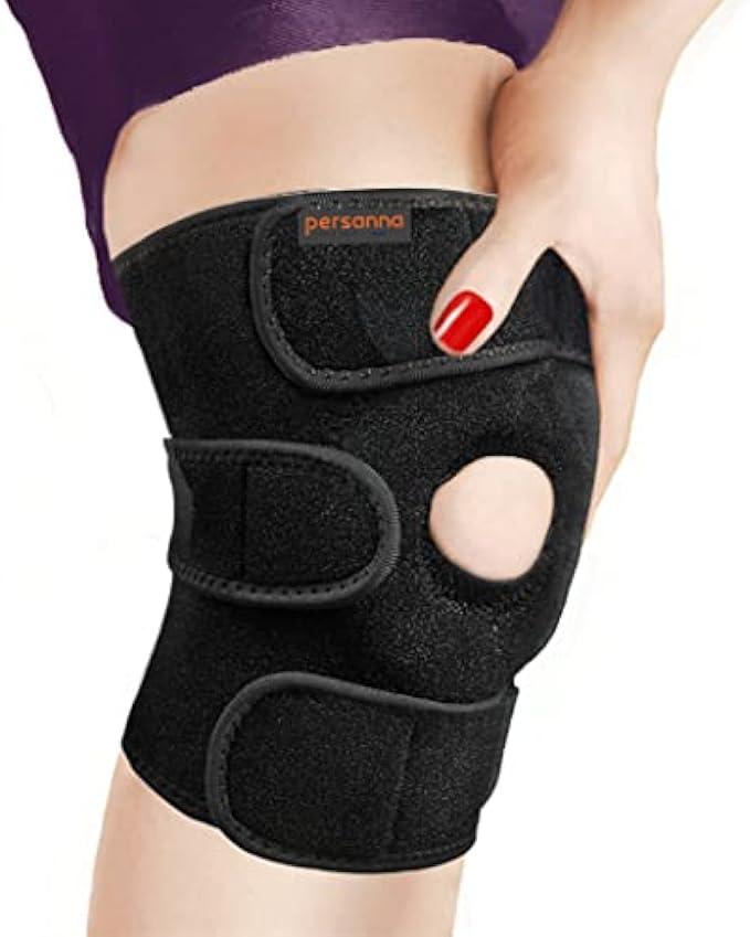 Persanna Knee Brace for Knee Pain for Women & Men With Adjustable Straps for Running, Working Out - Knee Orthopedic Patellar Tendon Stabilizing - Leg Support for MCL, ACL, Meniscus Tear & Arthritis.