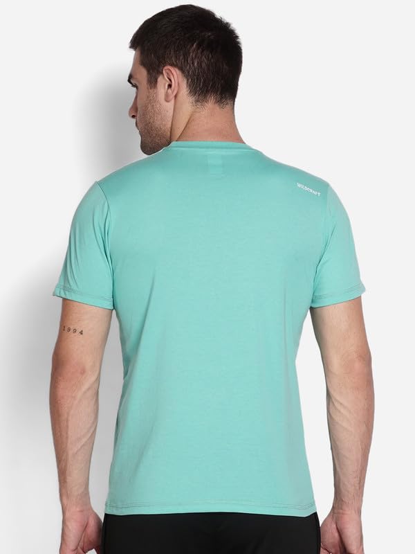 Image of Wildcraft Men's Solid Regular Fit Polo Shirt
