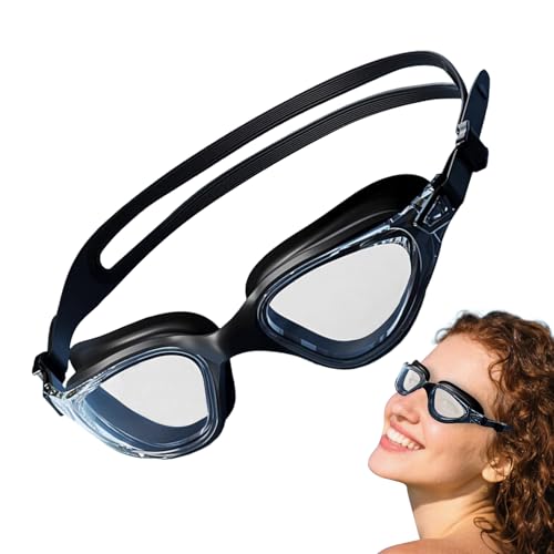 Genérico Gafas De Natación Para Piscina, Goggles de Natación en Piscina para Adultos, Equipo Impermeable con Visión Clara para Snorkel, Buceo y Práctica