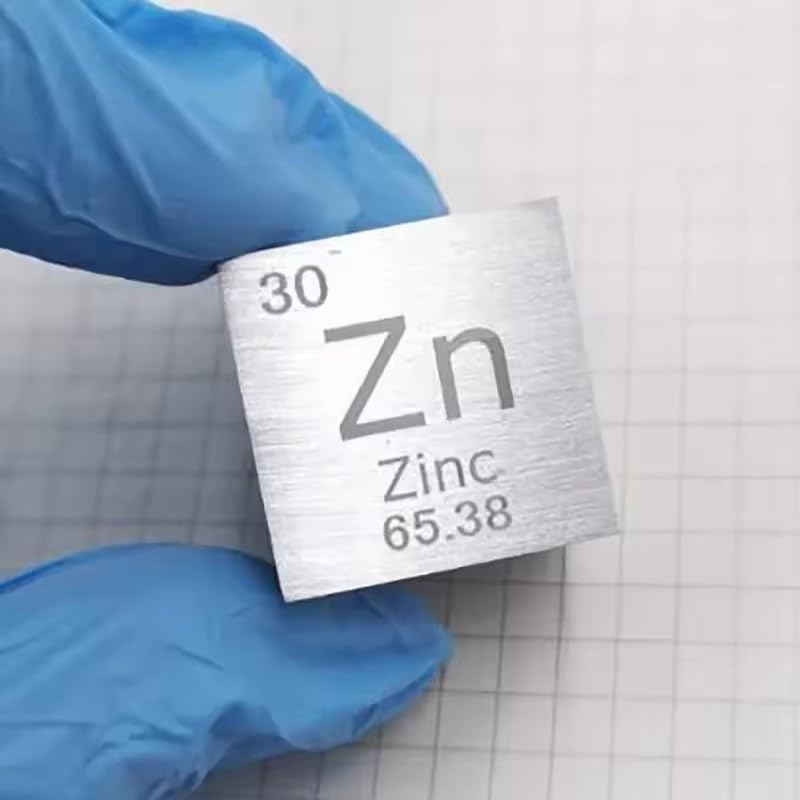 Zinc Metal 10mm 25.4mm 1 Inch Density Cube 99.99% for Element Collection (25.4x25.4x25.4mm 1pc)