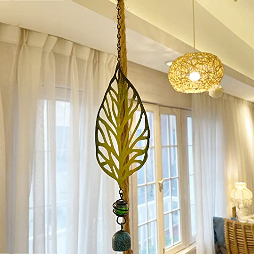 DiliVing Wind Chime Outdoor, Leaf Wind Chime,17